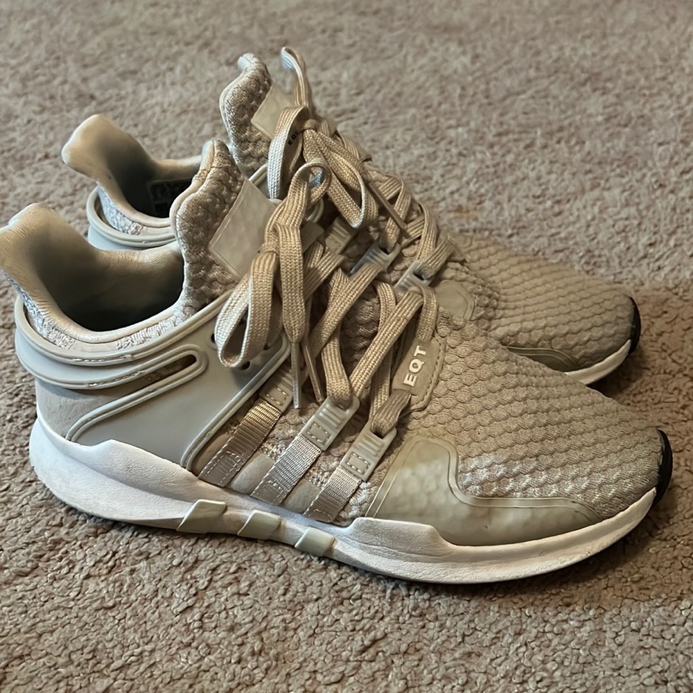 Tan Adidas EQT Size 6 Youth